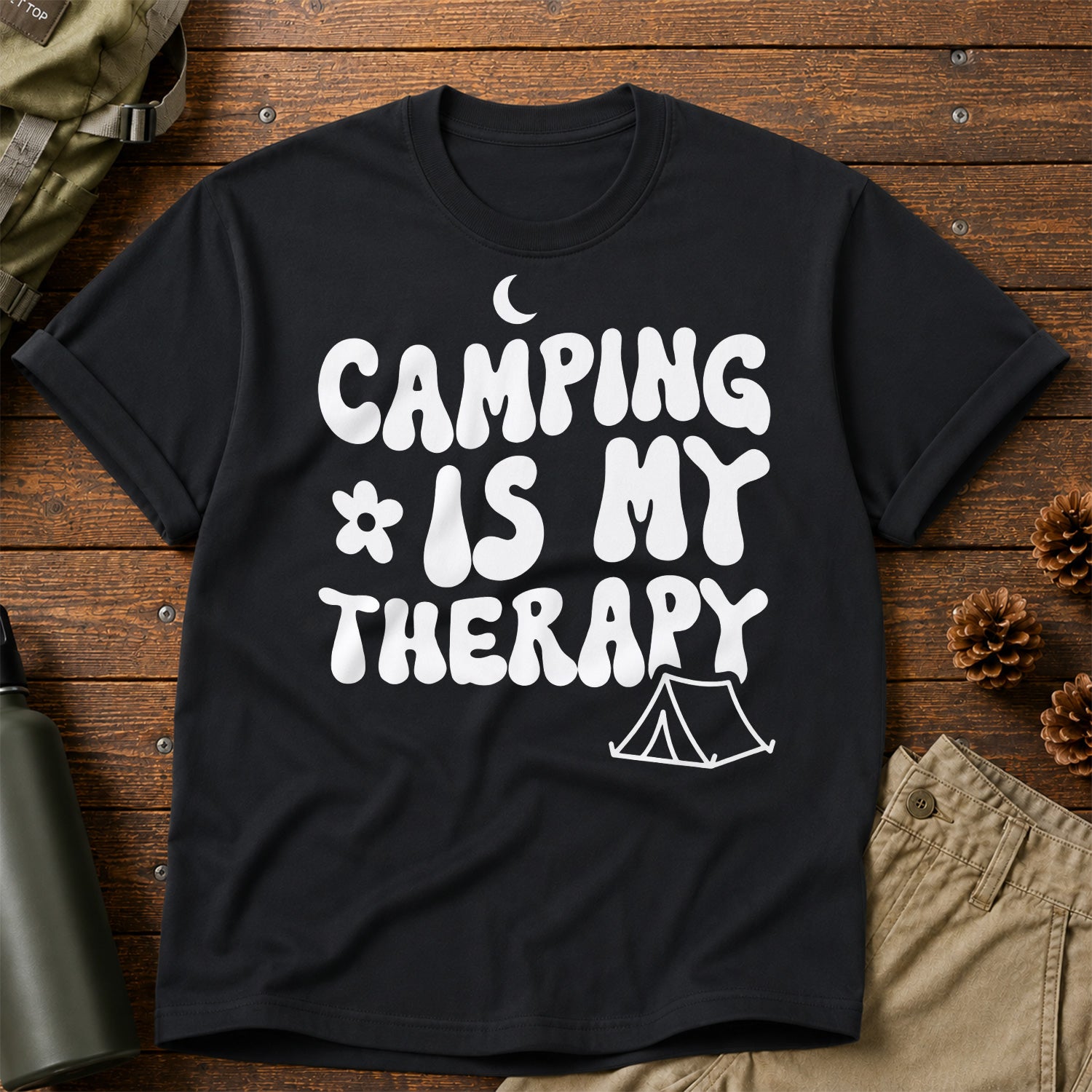 Camping is My Therapy T-Shirt