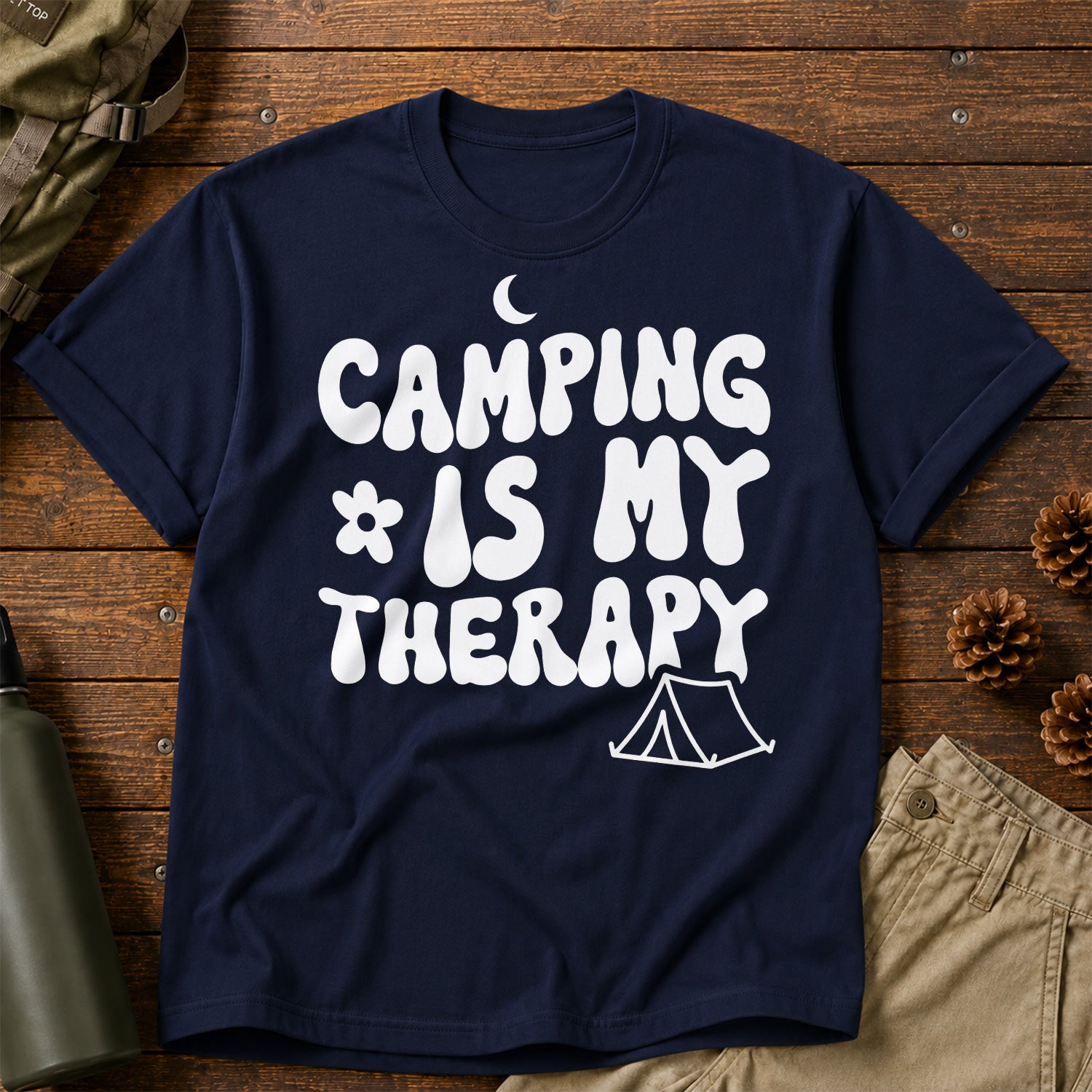 Camping is My Therapy T-Shirt
