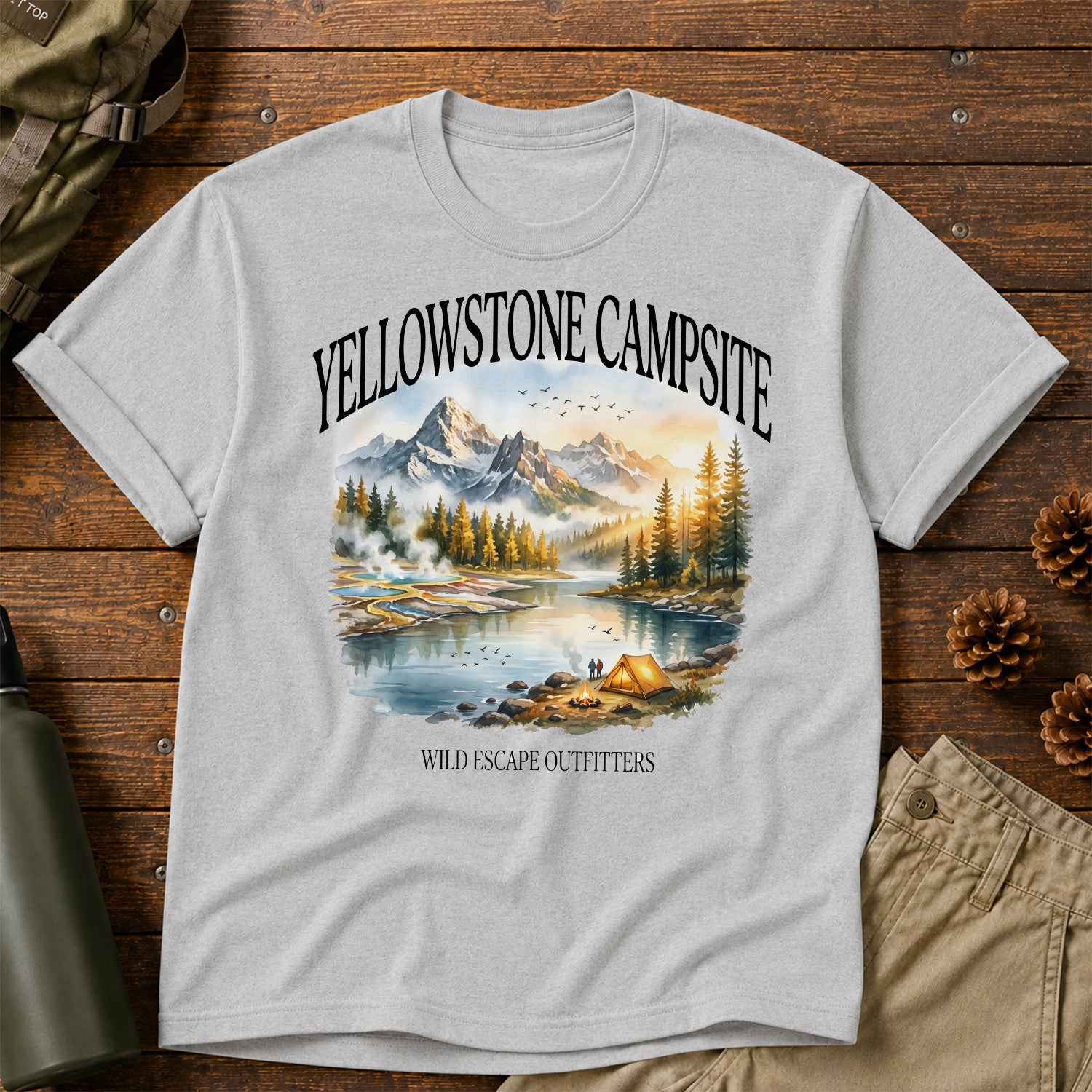 Yellowstone Campsite T-Shirt