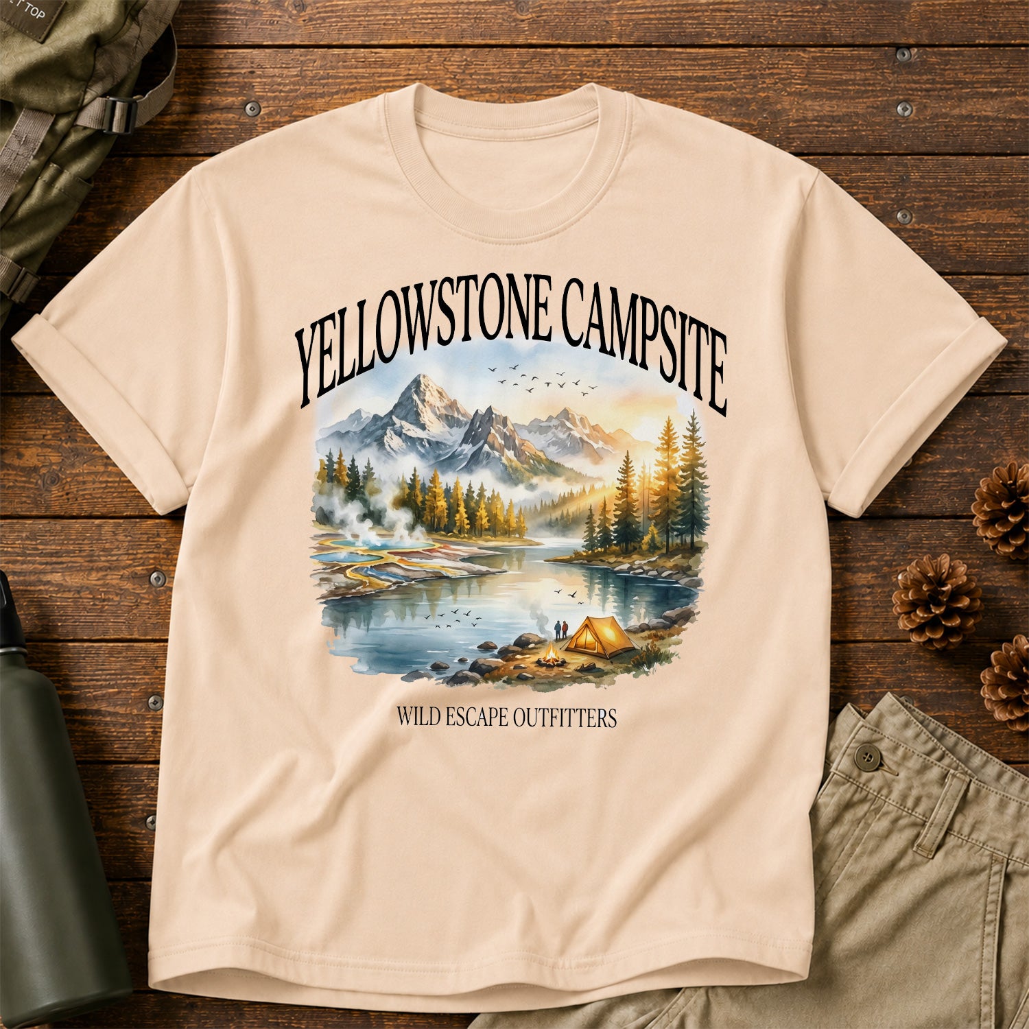 Yellowstone Campsite T-Shirt