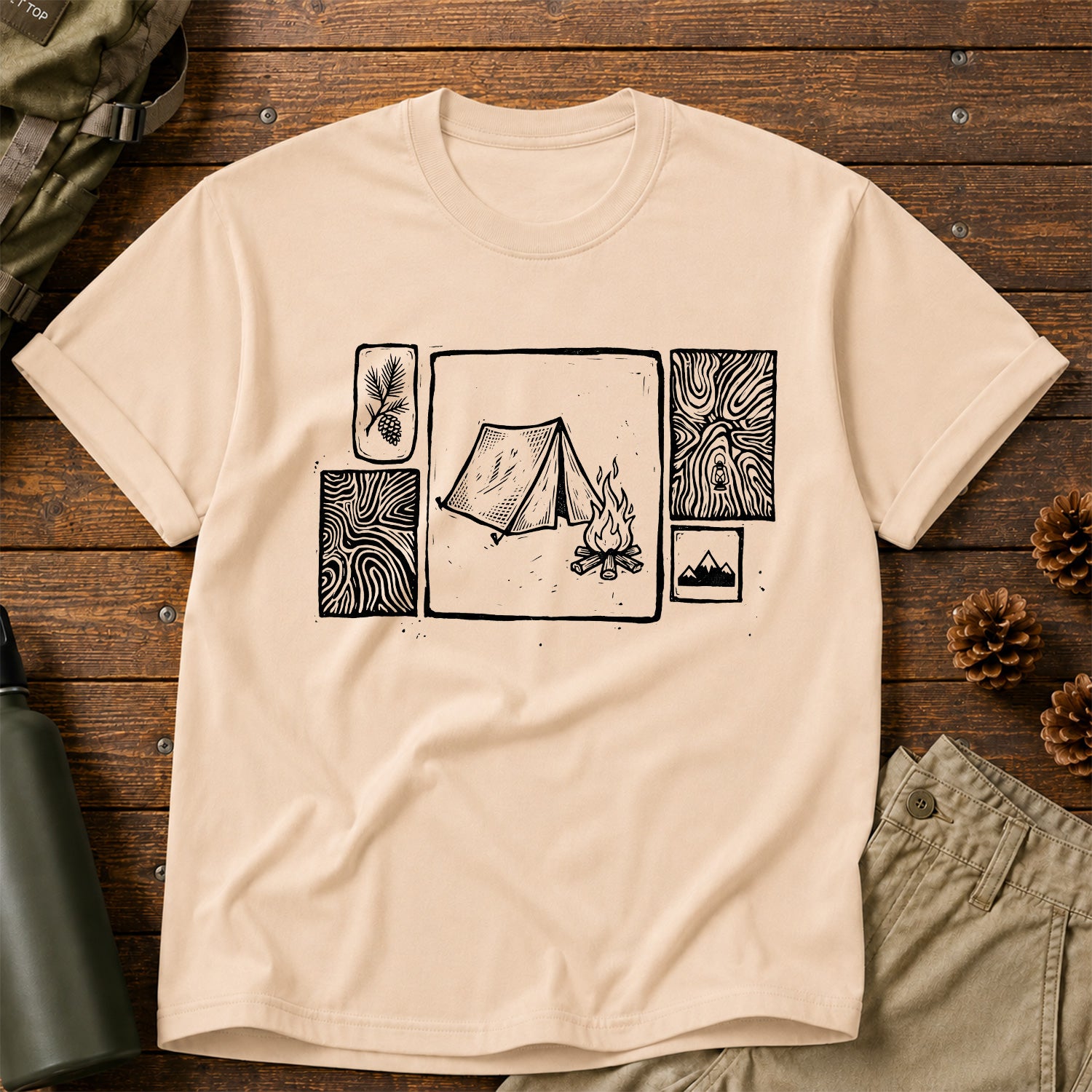 Tent Camping T-Shirt