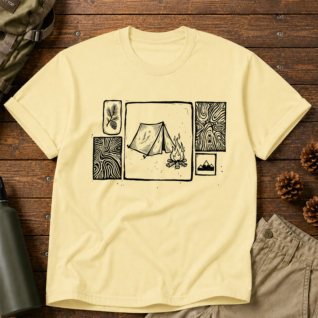 Tent Camping T-Shirt