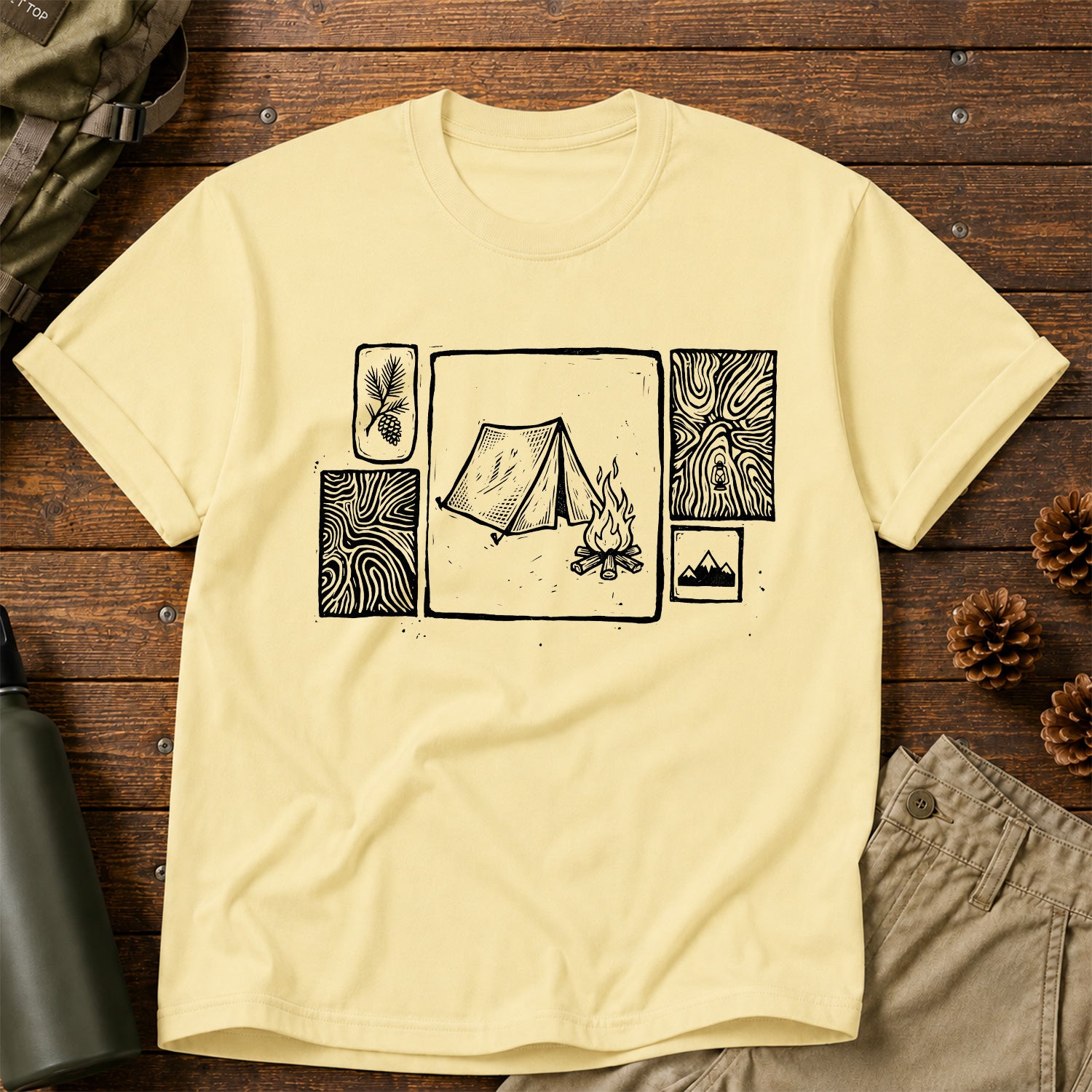 Tent Camping T-Shirt