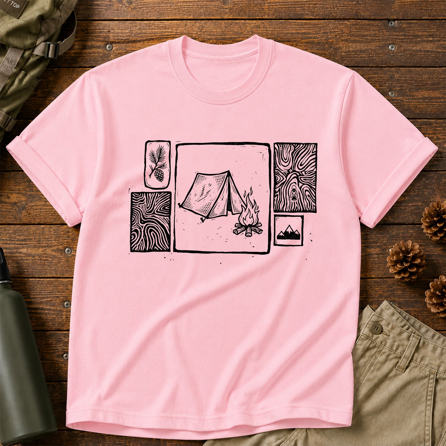 Tent Camping T-Shirt