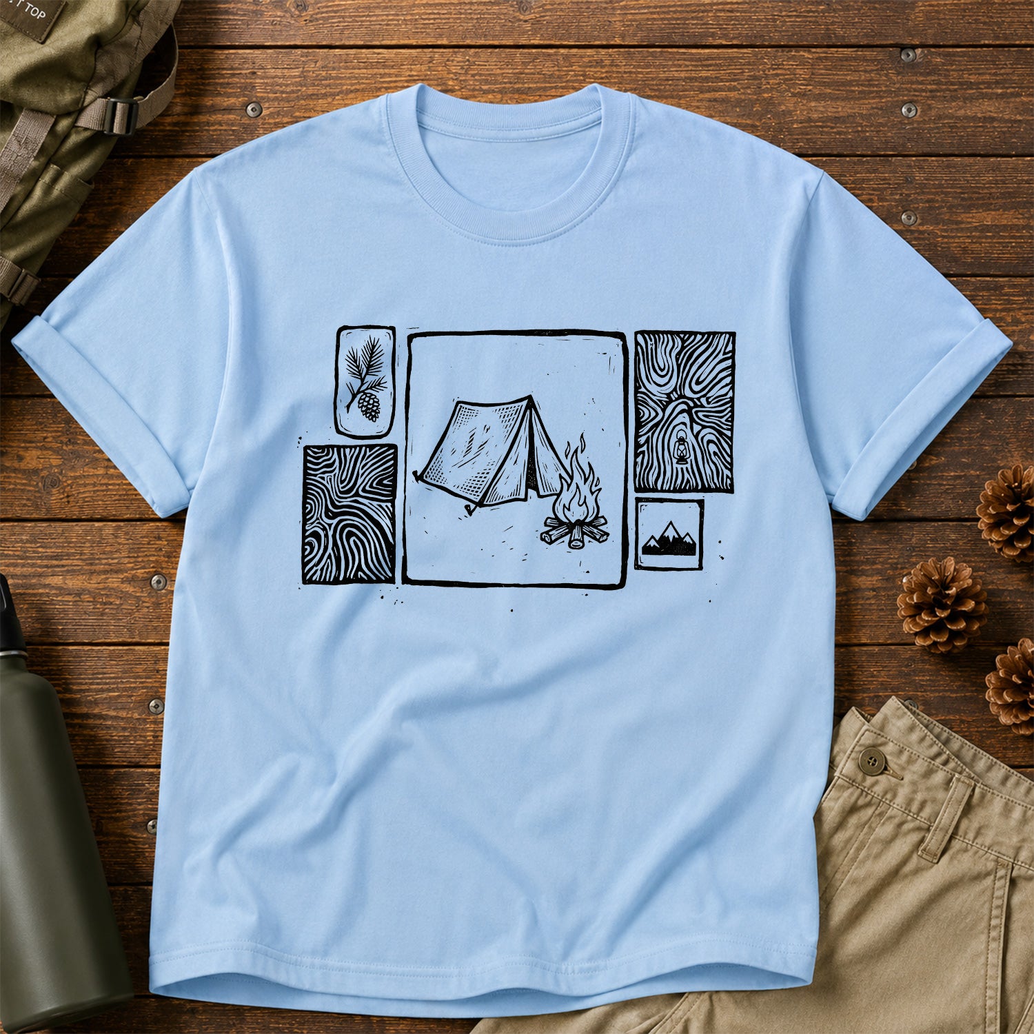 Tent Camping T-Shirt