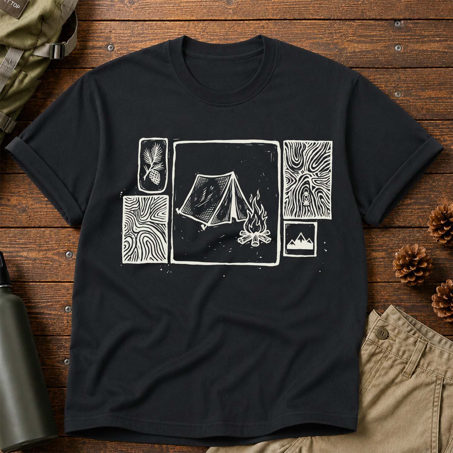 Tent Camping T-Shirt