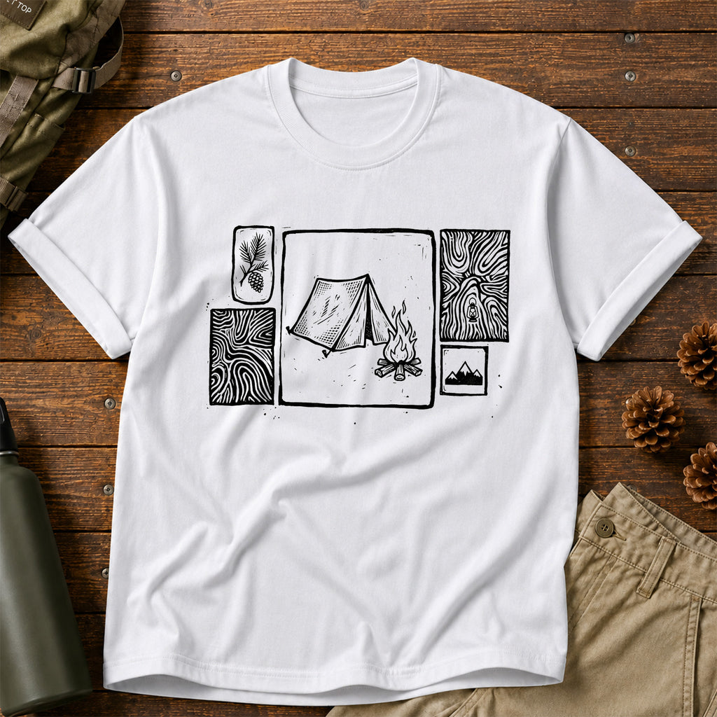 Tent Camping T-Shirt
