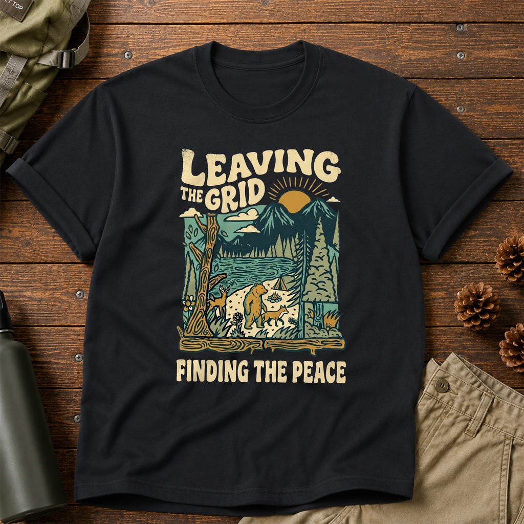 Leaving the Grid, Finding the Peace T-Shirt