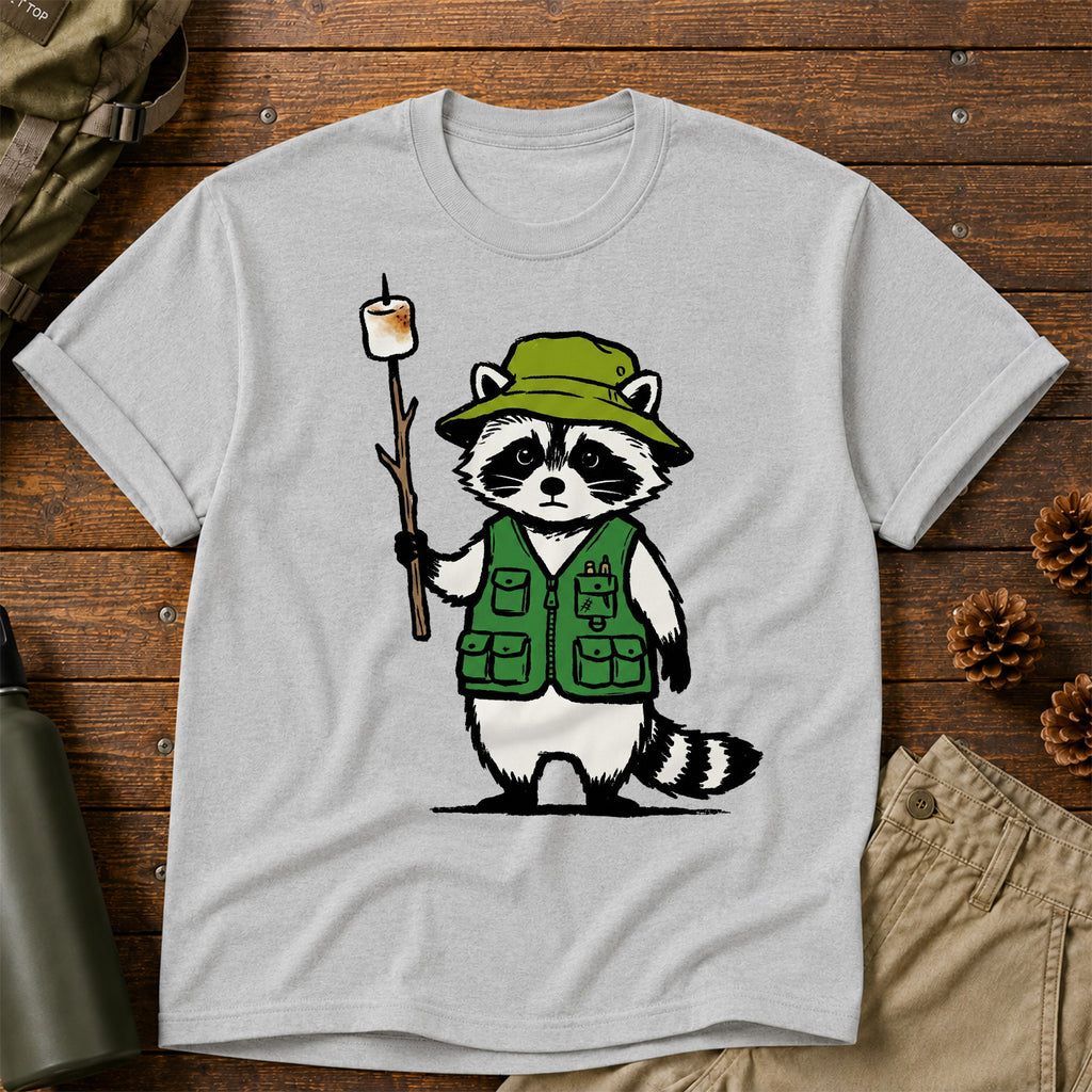 Camping Racoon T-Shirt