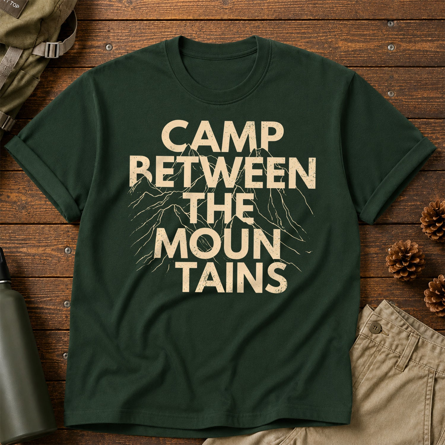 Camp Between The Mountains T-Shirt