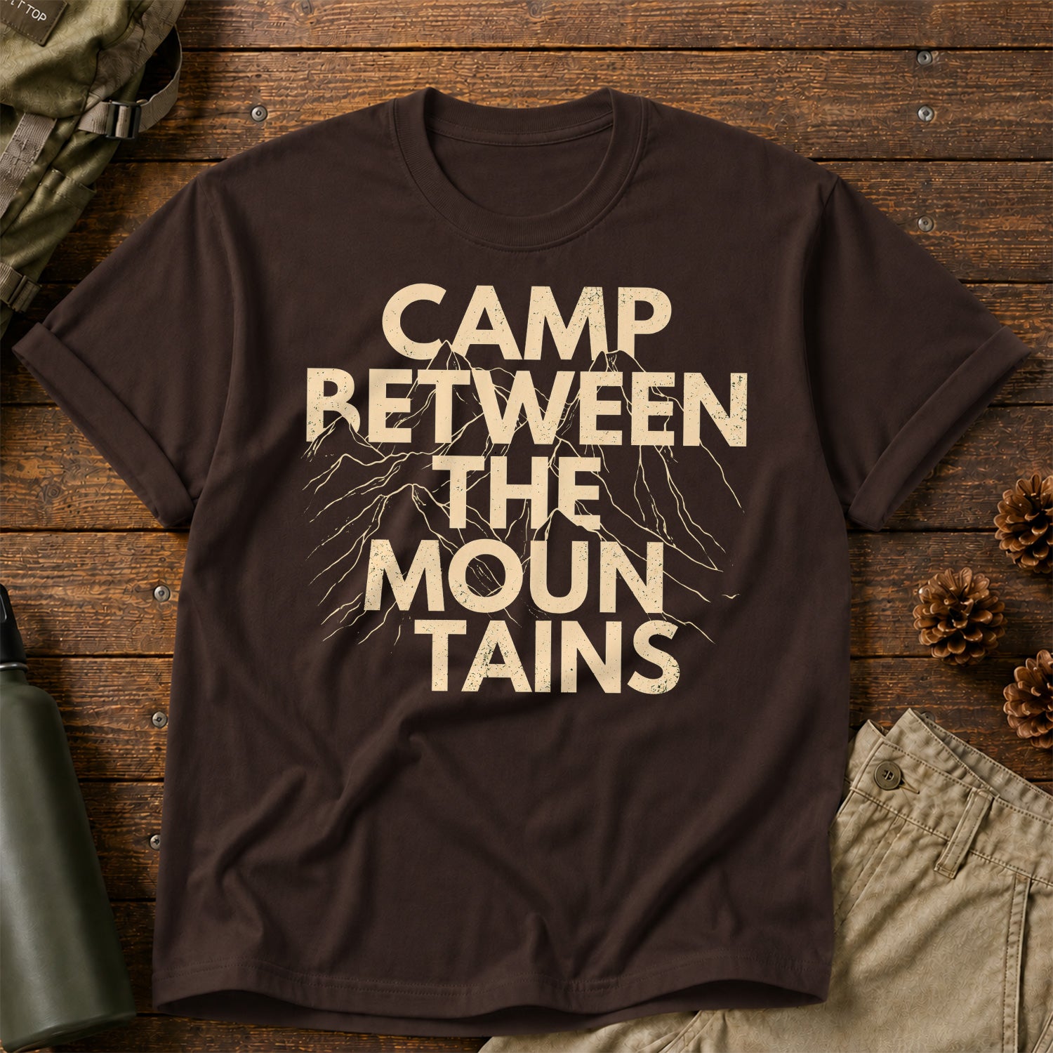 Camp Between The Mountains T-Shirt