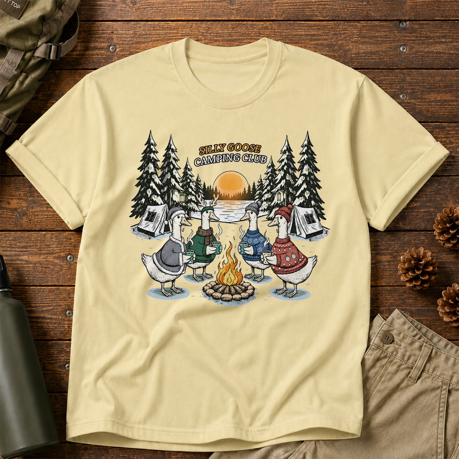 Silly Goose Camping Club T-Shirt