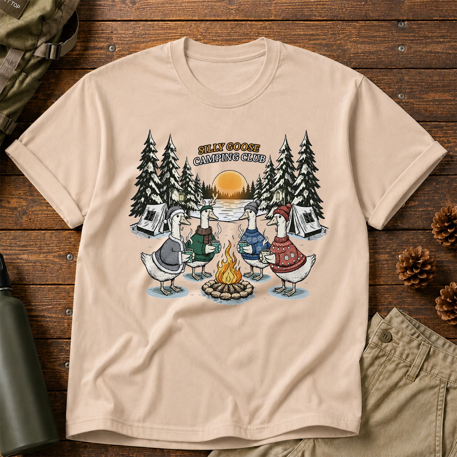 Silly Goose Camping Club T-Shirt