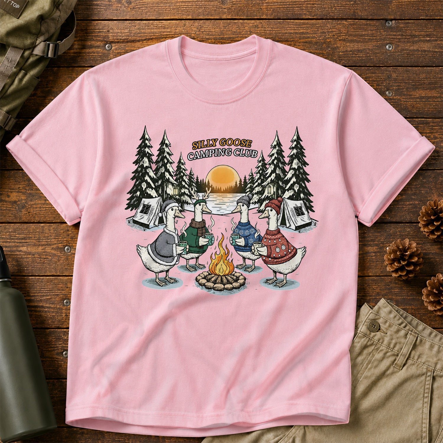 Silly Goose Camping Club T-Shirt