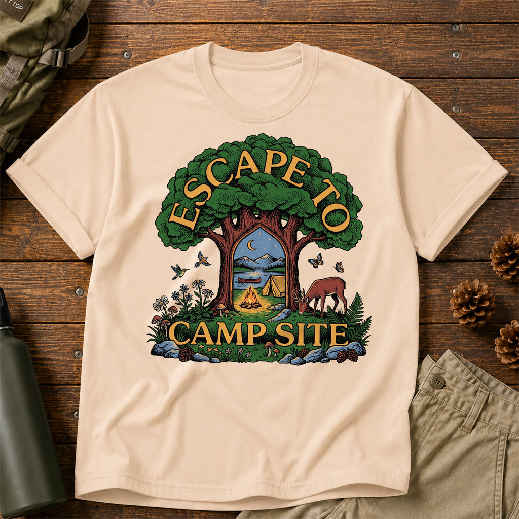 Escape To Campsite T-Shirt