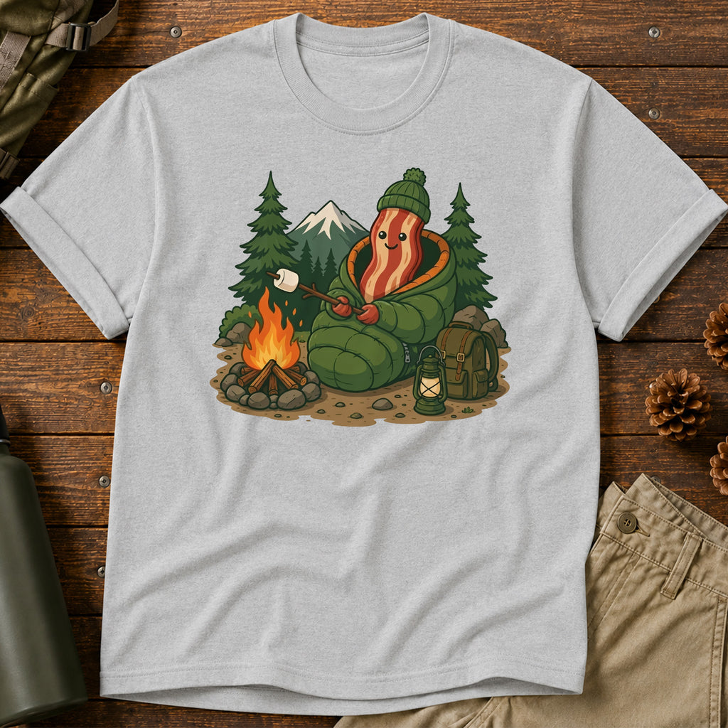 Camping Bacon T-Shirt