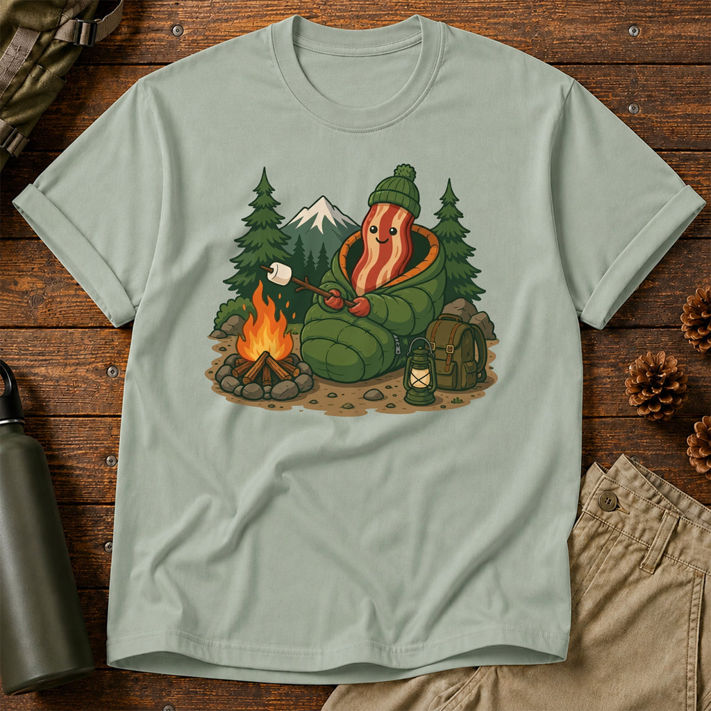 Camping Bacon T-Shirt