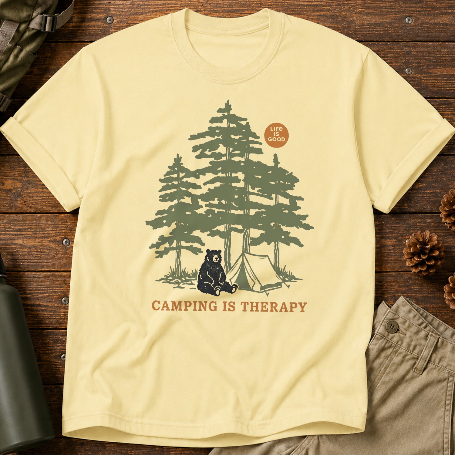 Camping Is Therapy T-Shirt