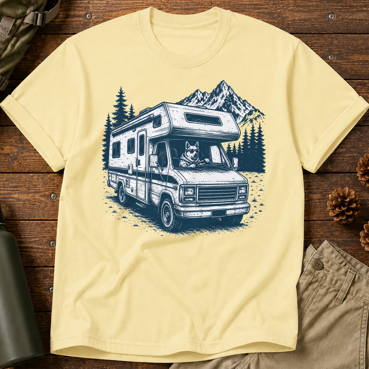 Driving Dog T-Shirt