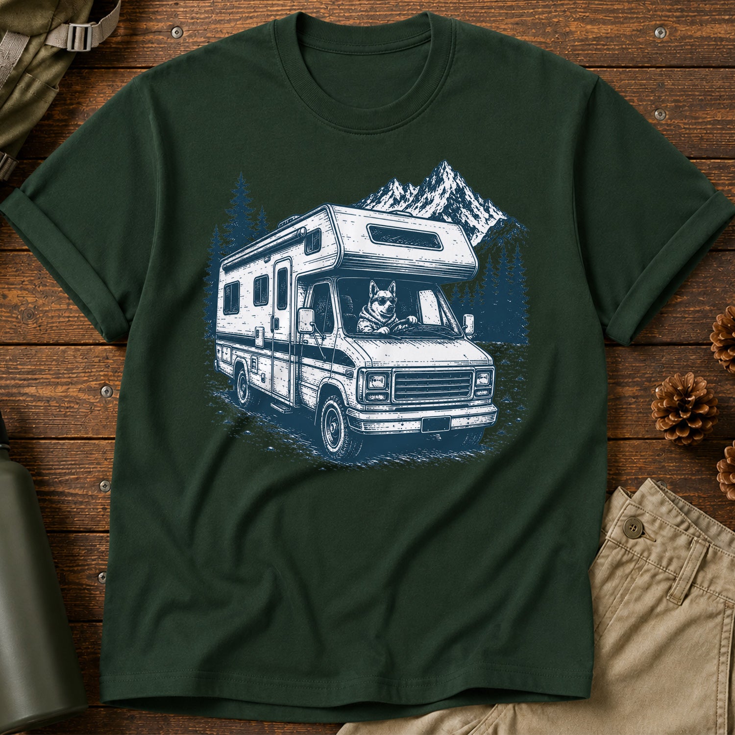 Driving Dog T-Shirt