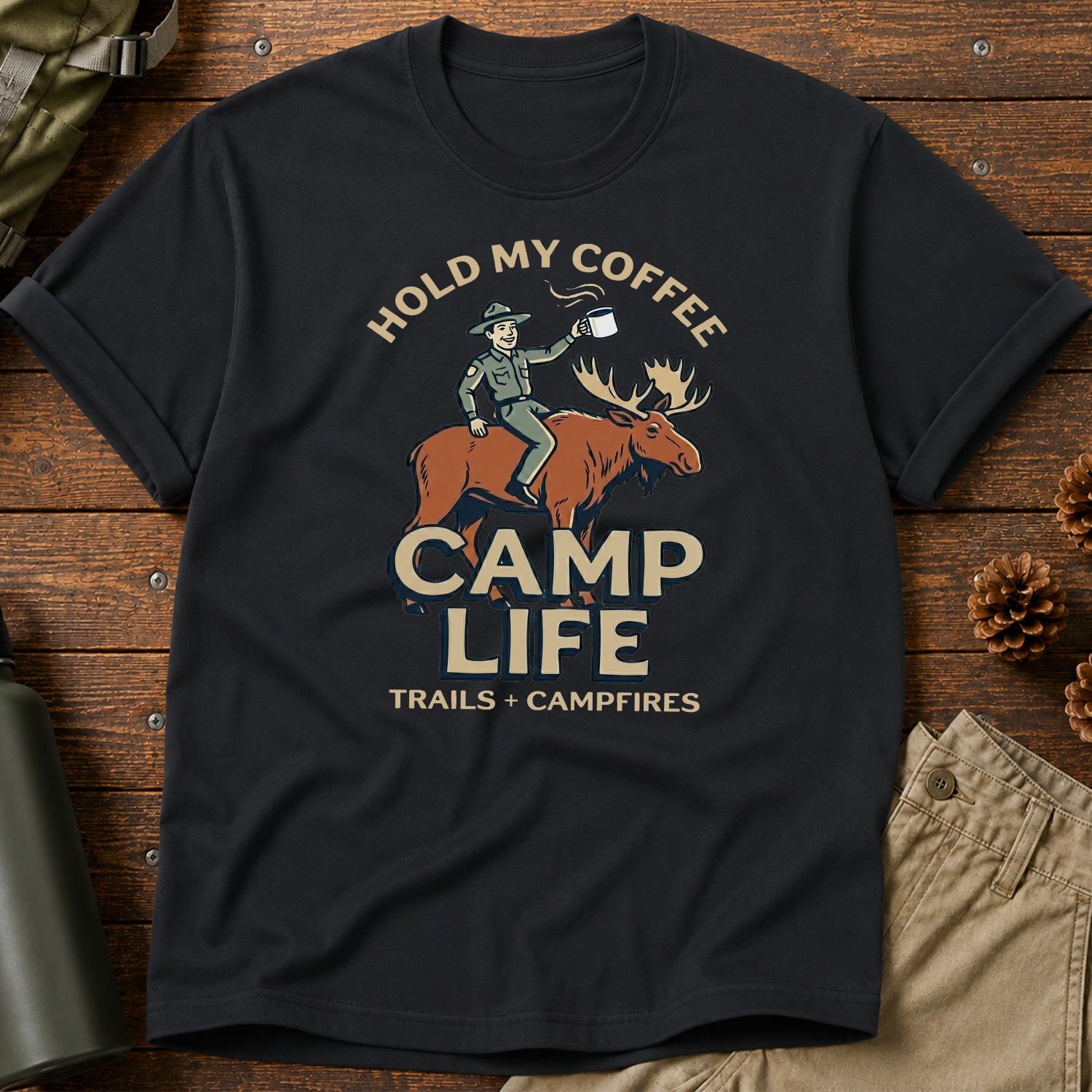 Camp Life Coffee T-Shirt