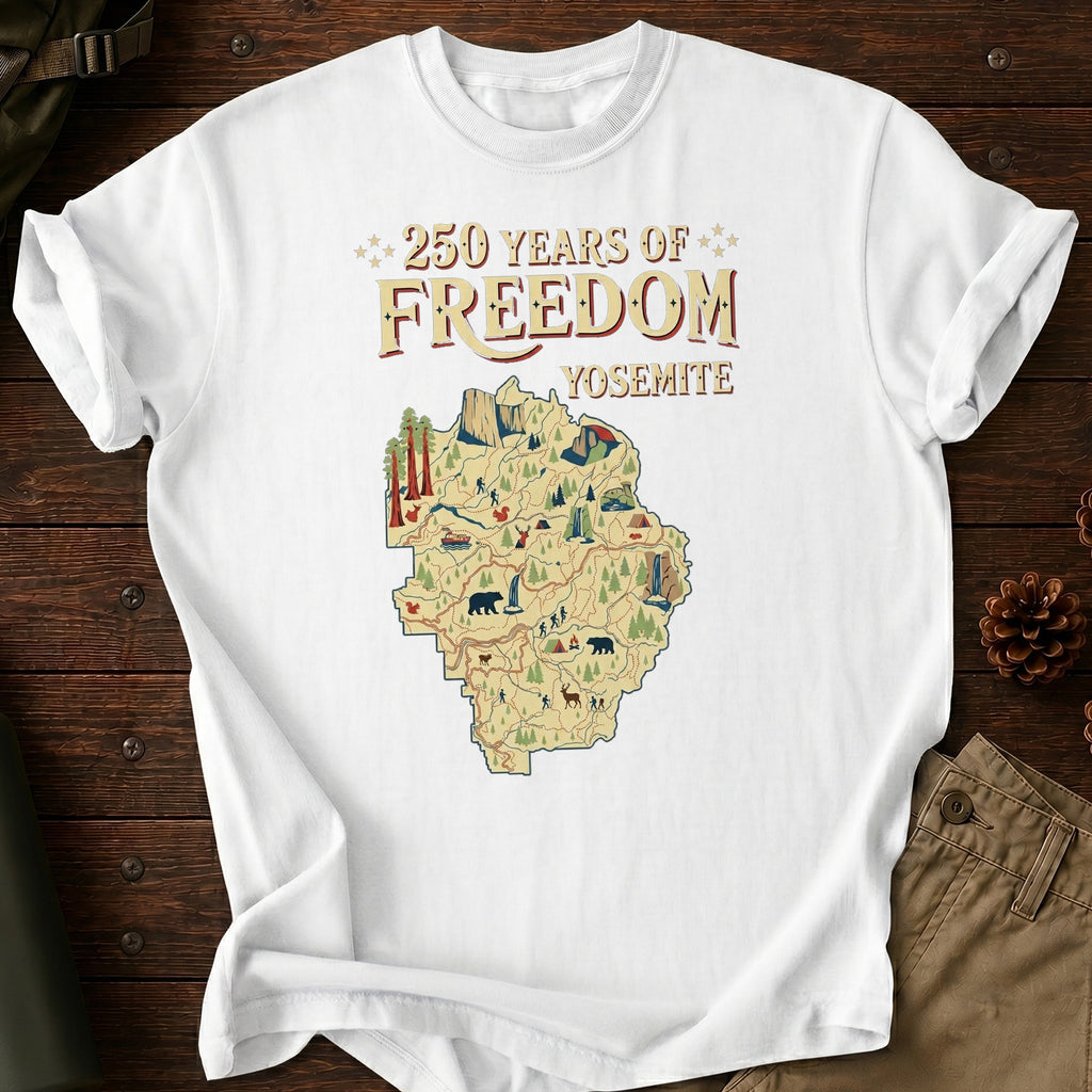 250 Years Of Freedom Yosemite T-Shirt