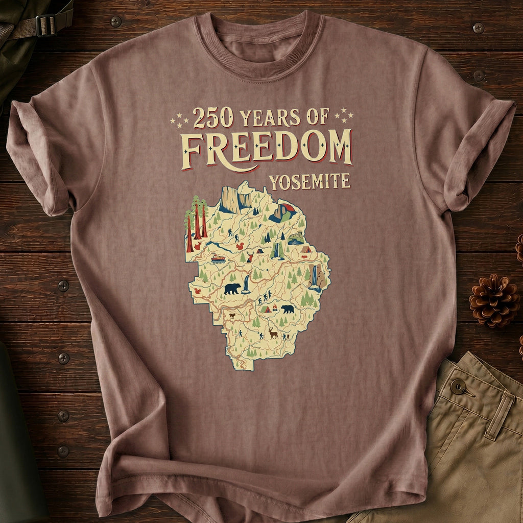 250 Years Of Freedom Yosemite T-Shirt