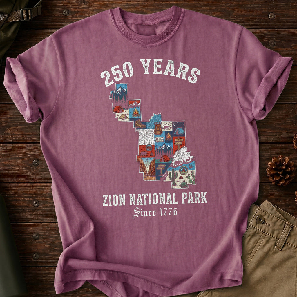 250 Years Zion Park T-Shirt