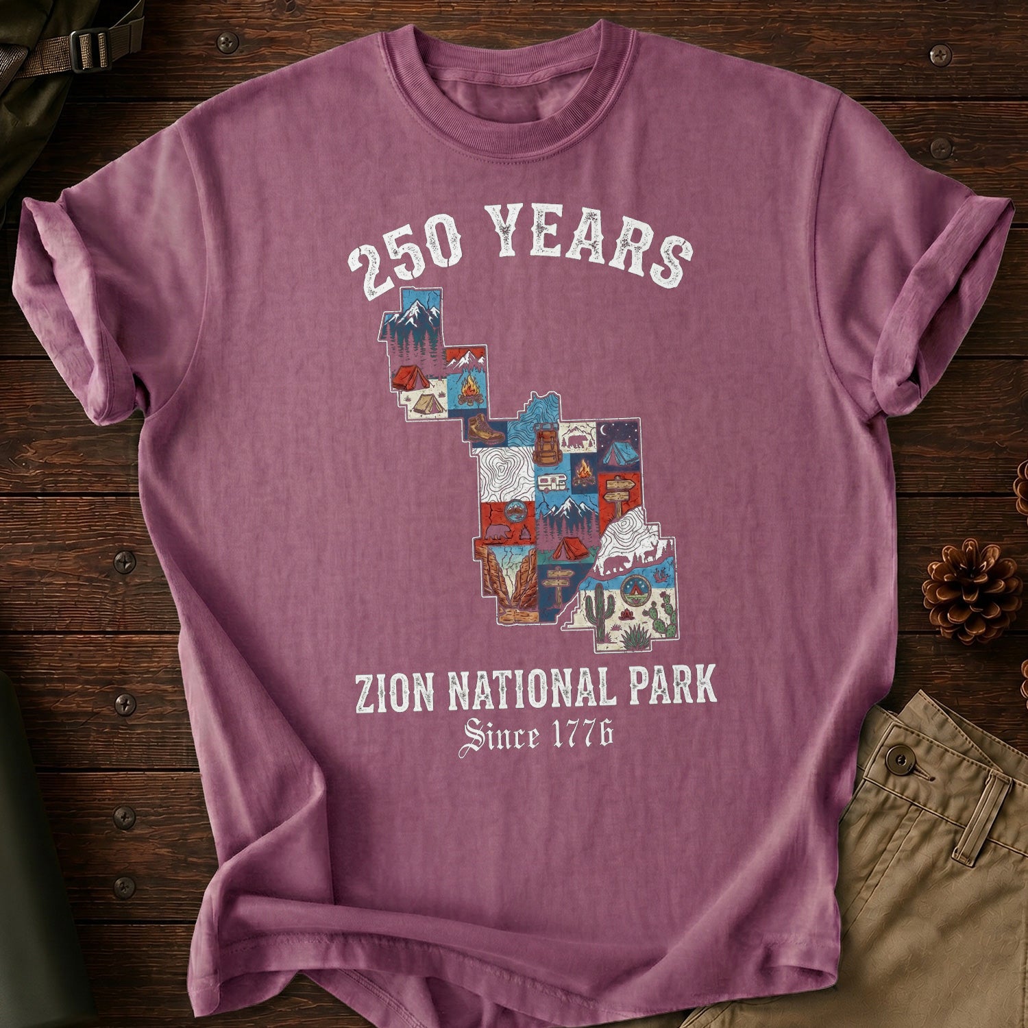 250 Years Zion Park T-Shirt