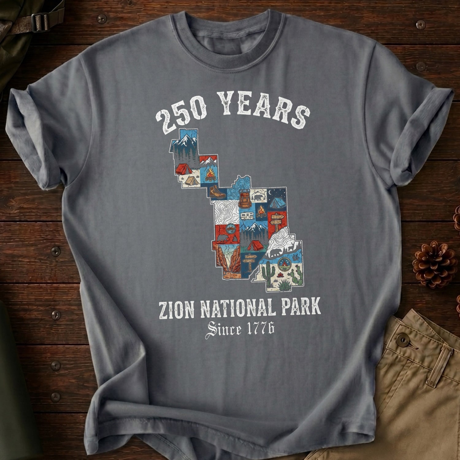 250 Years Zion Park T-Shirt