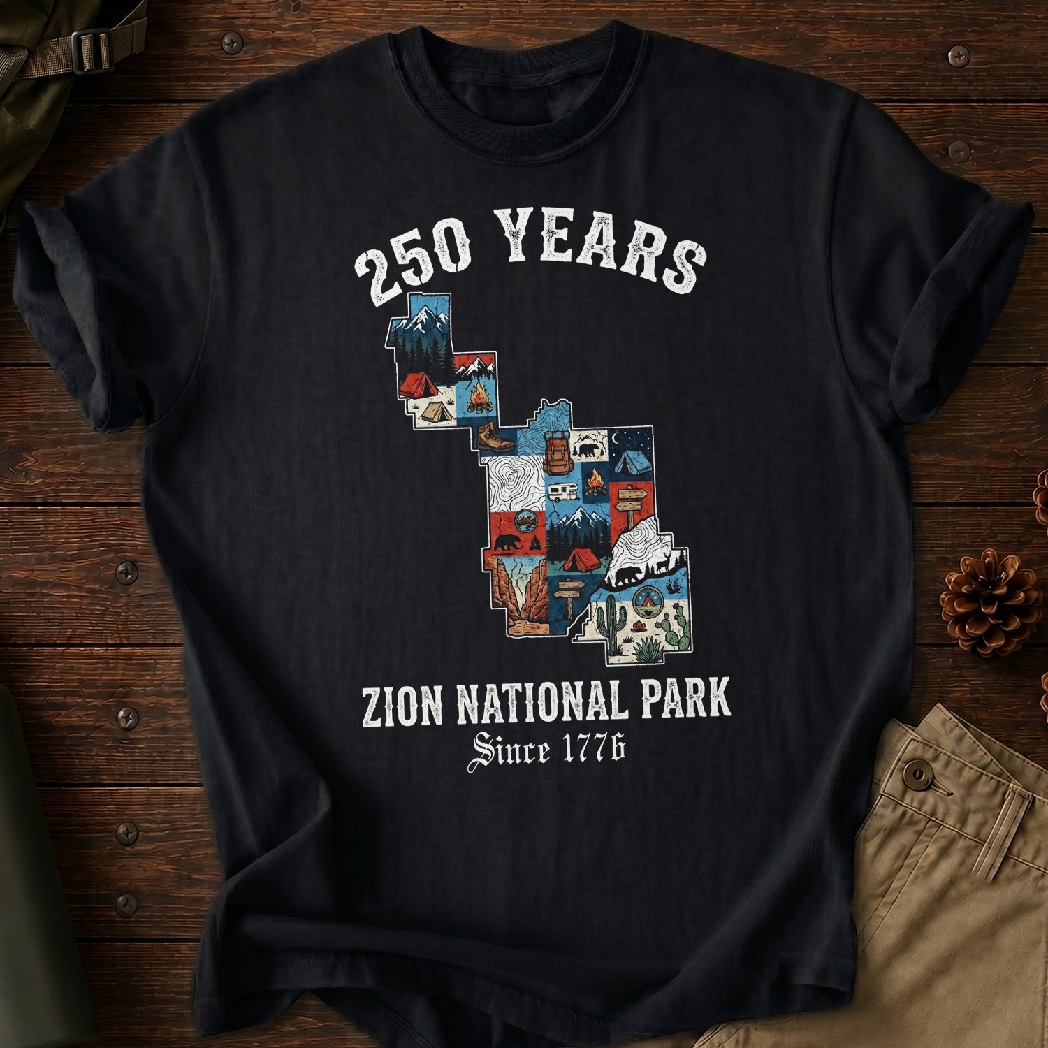 250 Years Zion Park T-Shirt