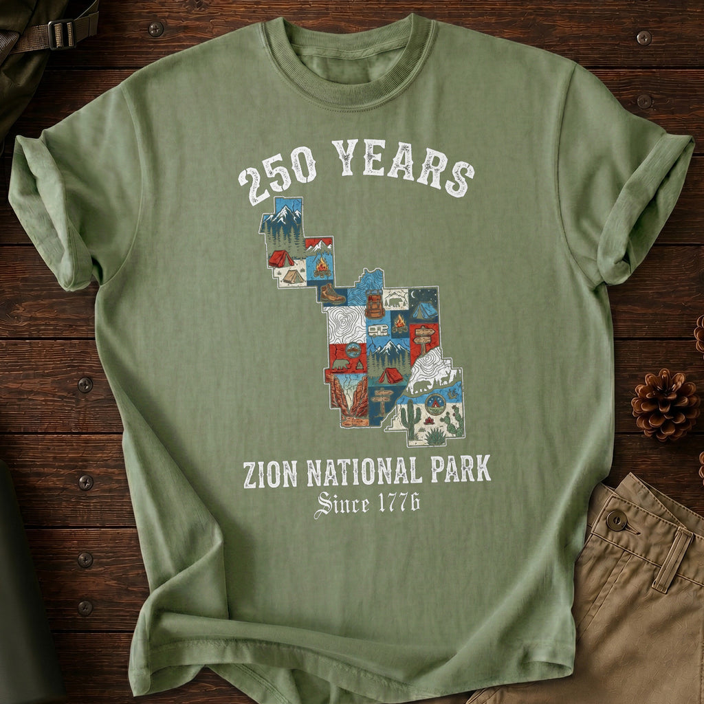250 Years Zion Park T-Shirt