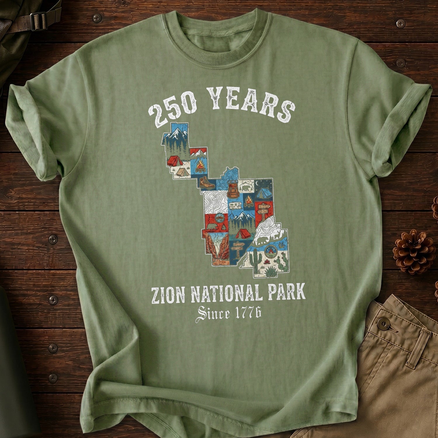 250 Years Zion Park T-Shirt