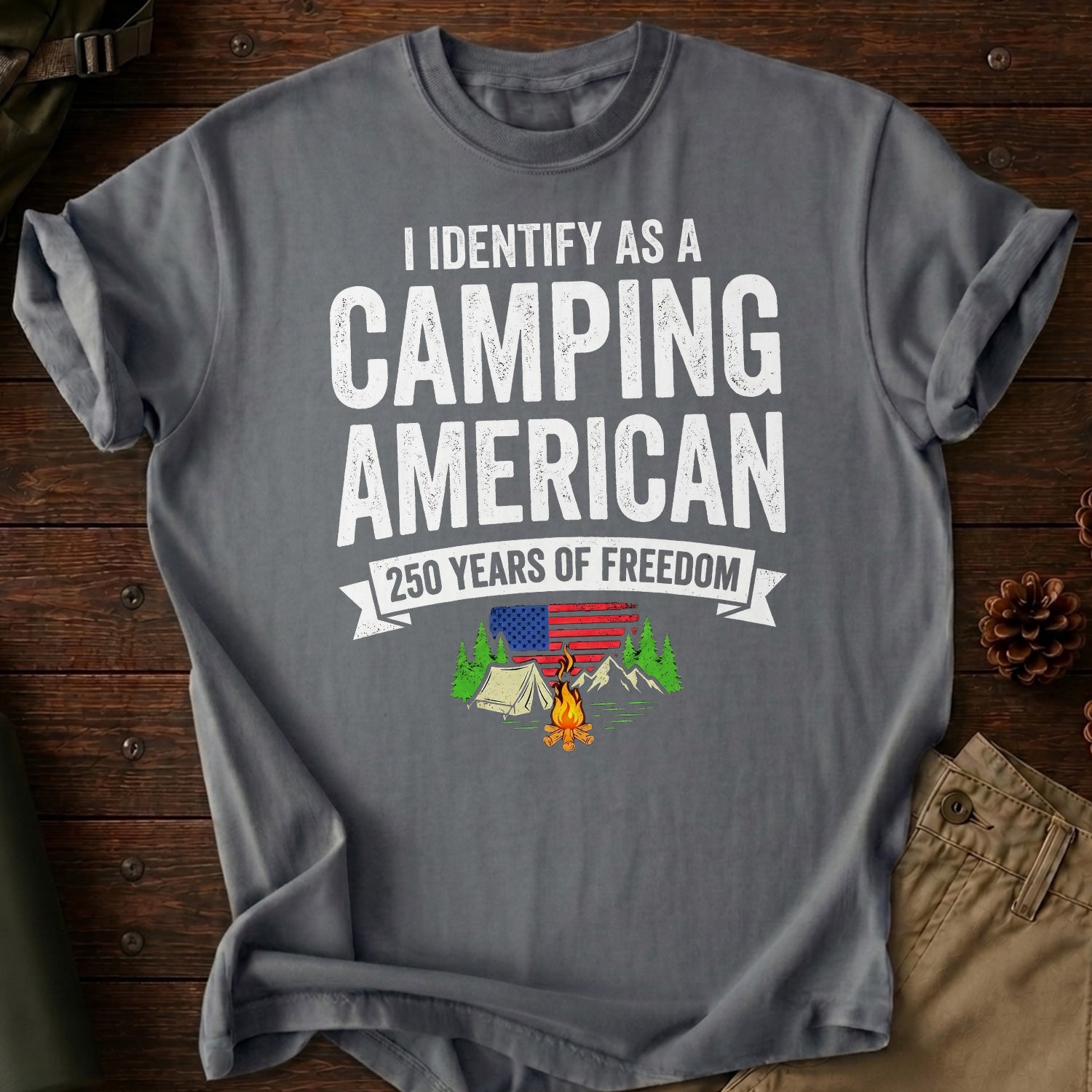 Camping American T-Shirt