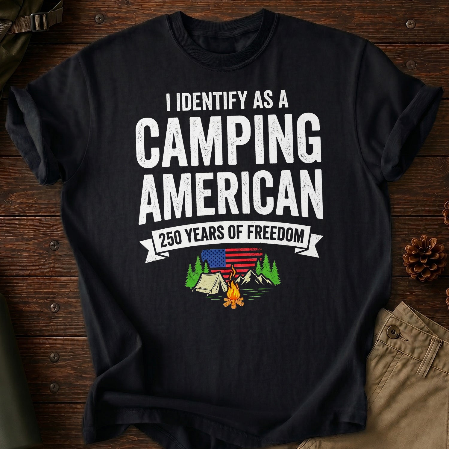 Camping American T-Shirt