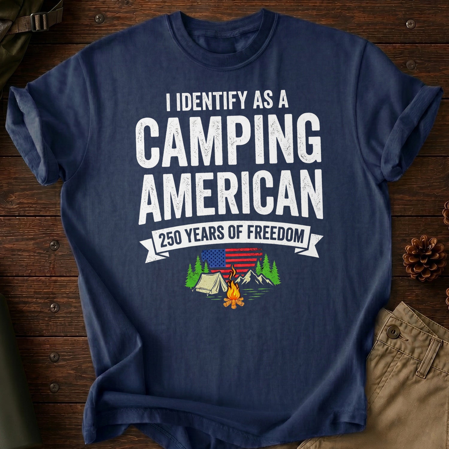 Camping American T-Shirt