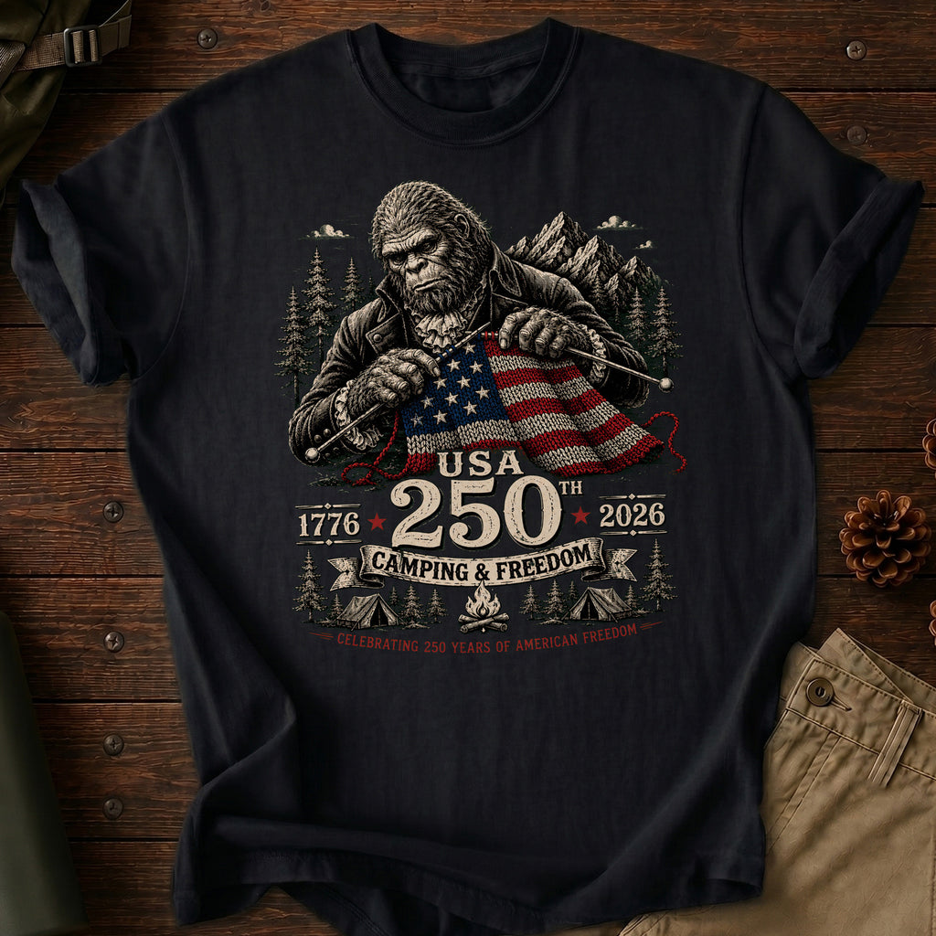 USA 250th Camping&Freedom T-Shirt