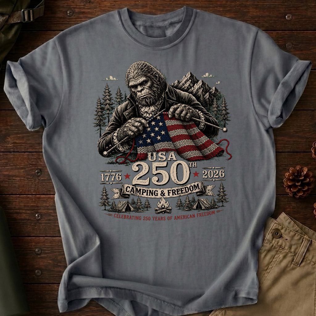 USA 250th Camping&Freedom T-Shirt