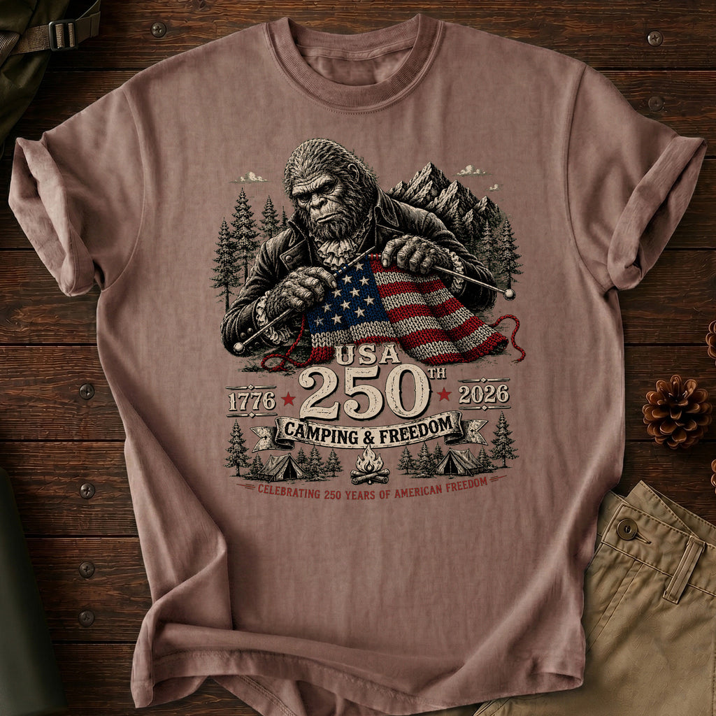 USA 250th Camping&Freedom T-Shirt