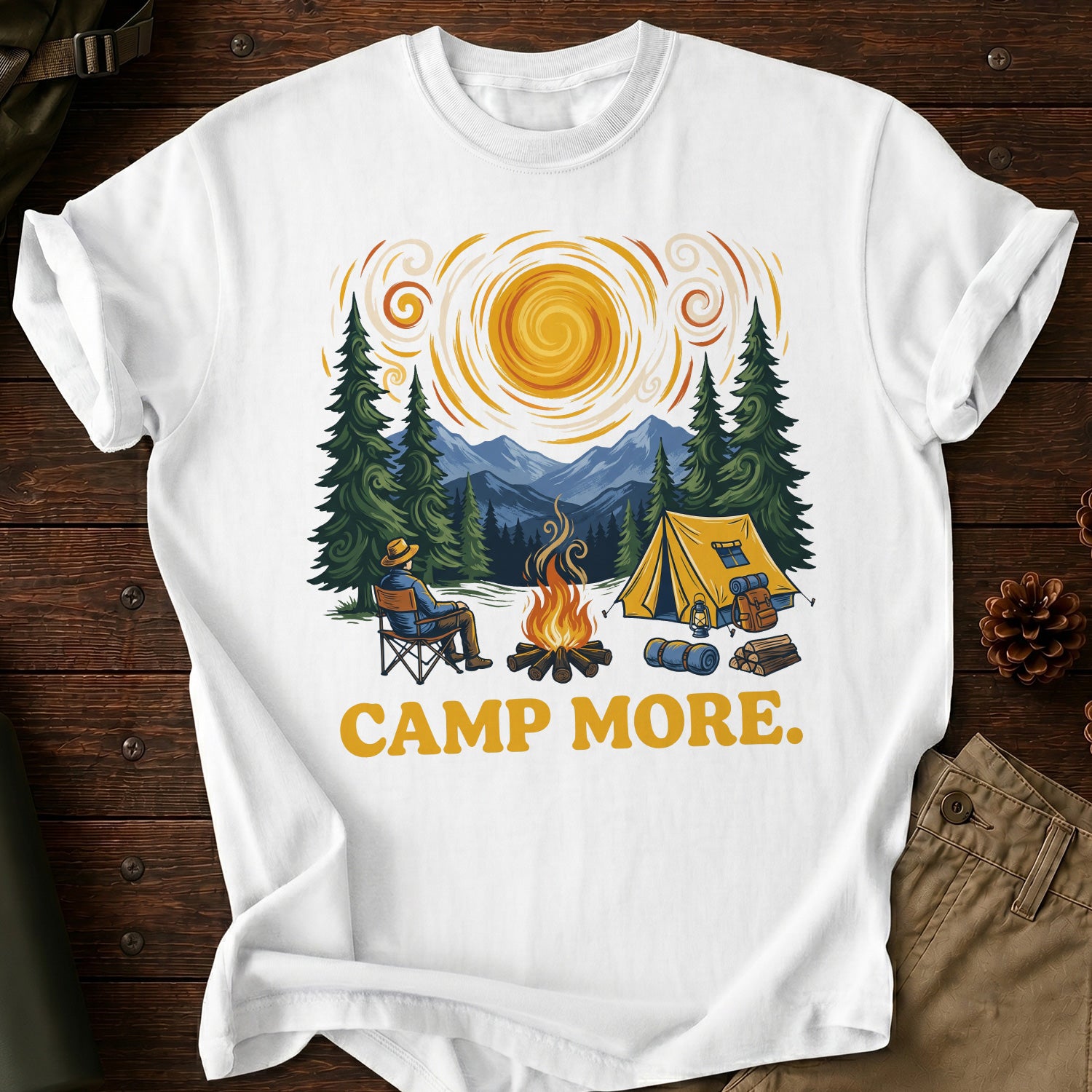 Van Gogh Camp More T-Shirt