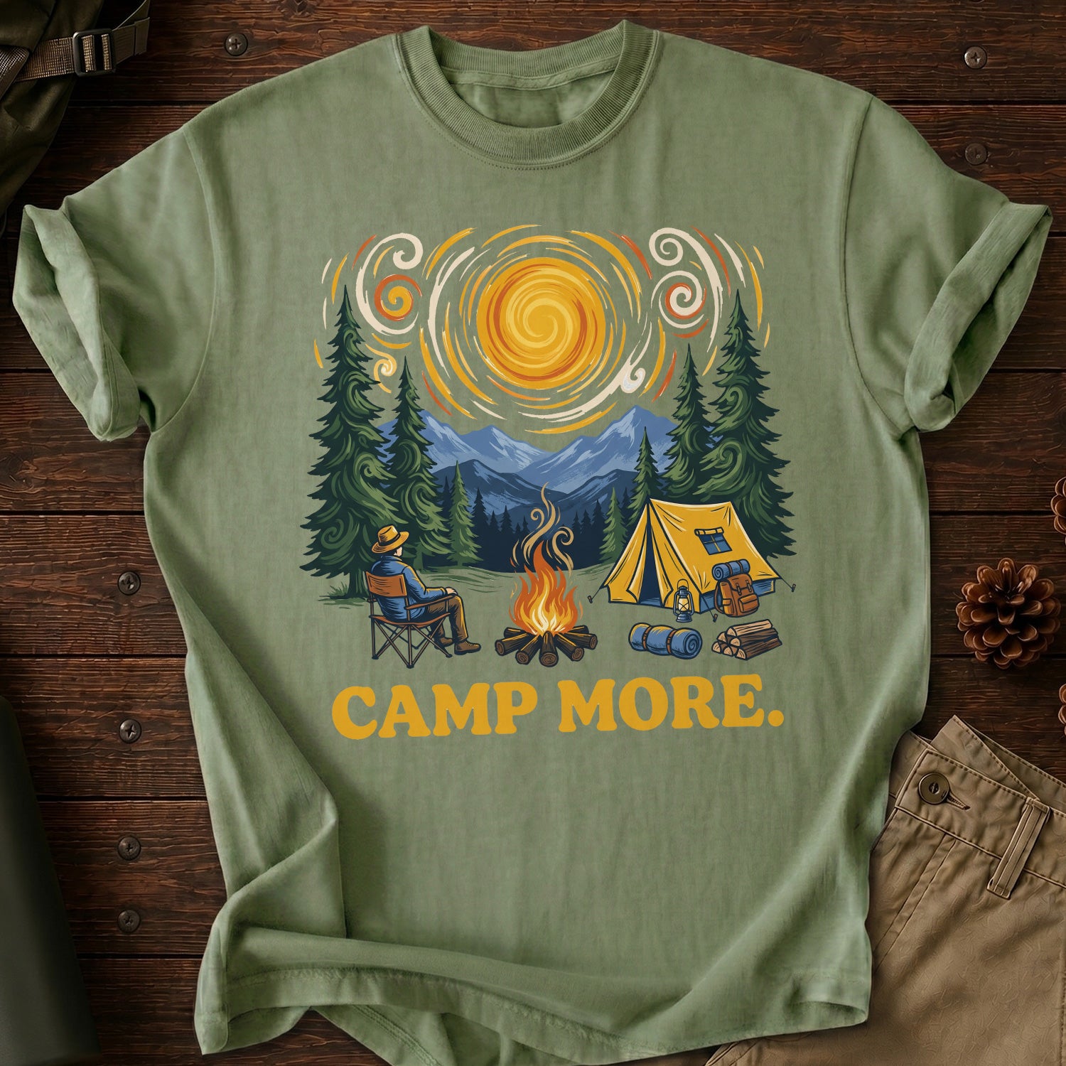Van Gogh Camp More T-Shirt