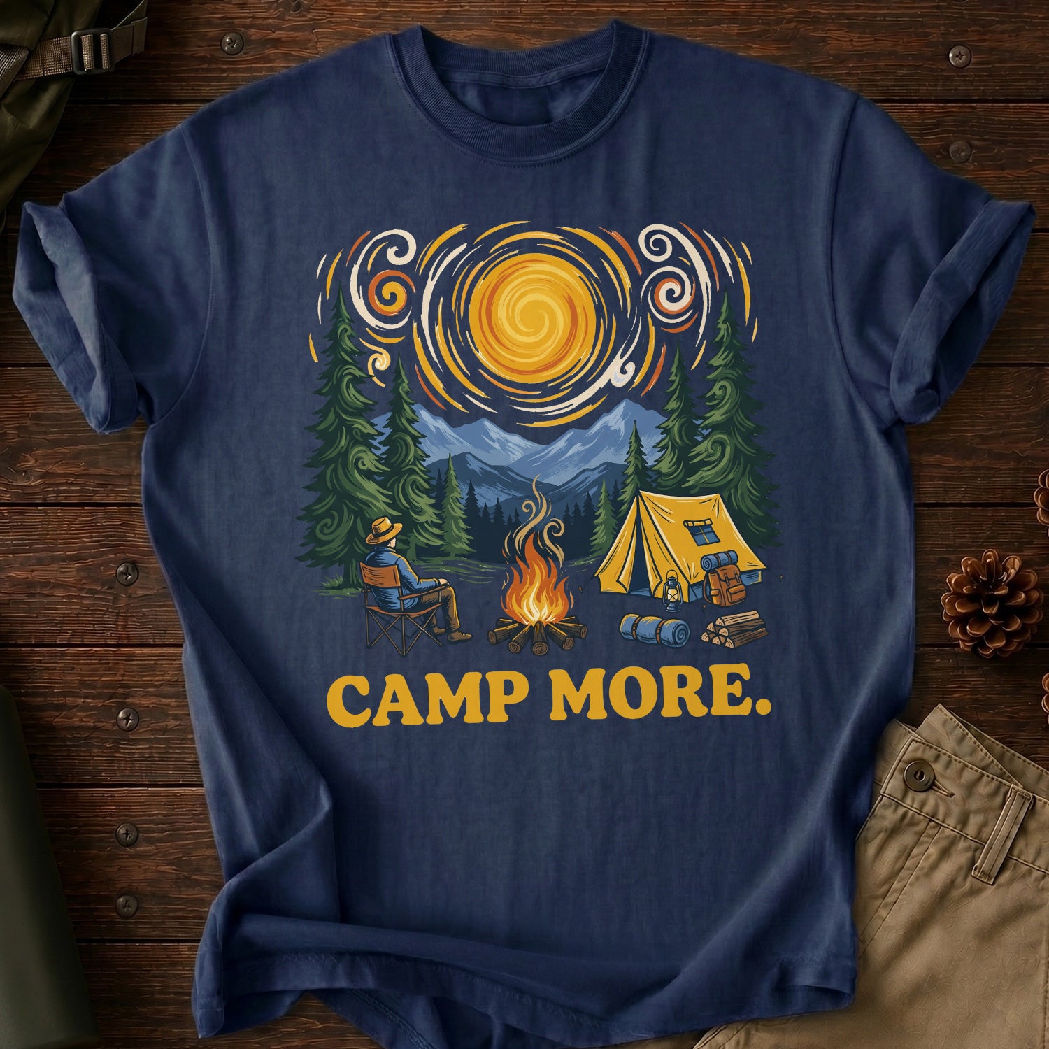 Van Gogh Camp More T-Shirt