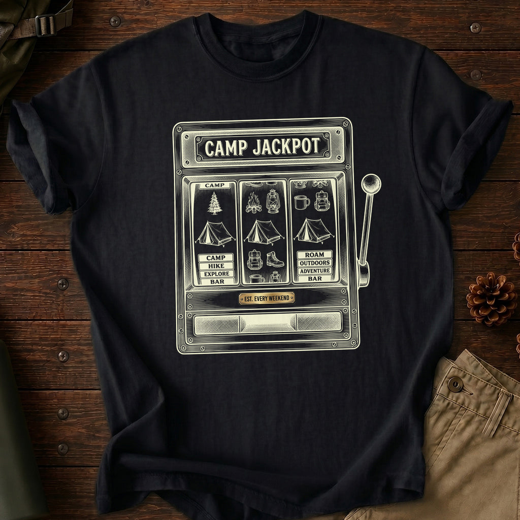 Camp Jackpot Machine T-Shirt