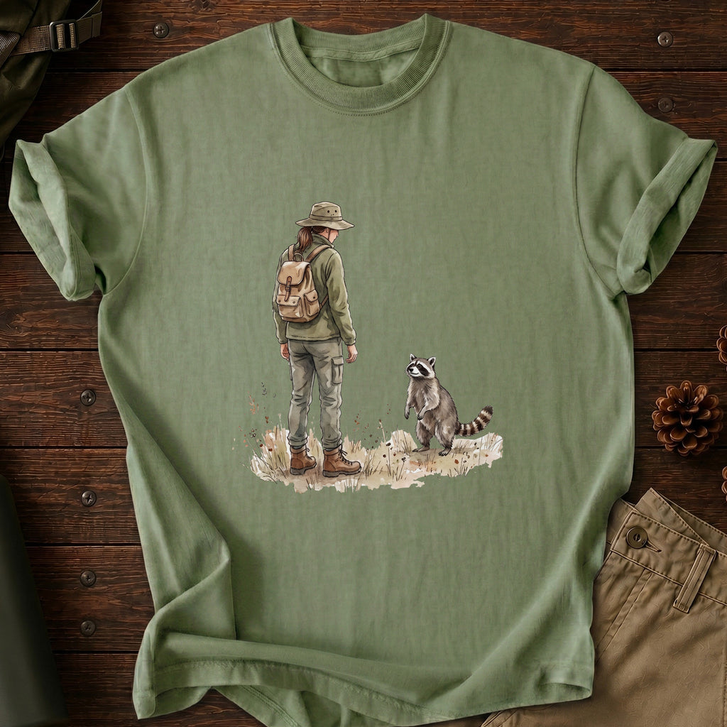 Camper And Racoon T-Shirt