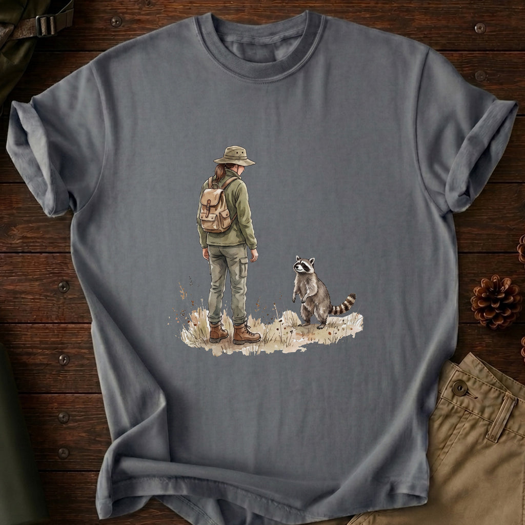 Camper And Racoon T-Shirt
