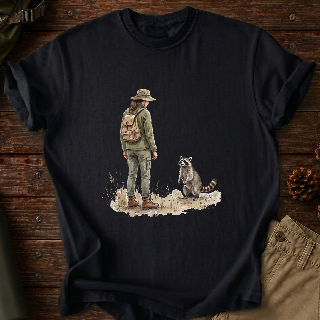 Camper And Racoon T-Shirt