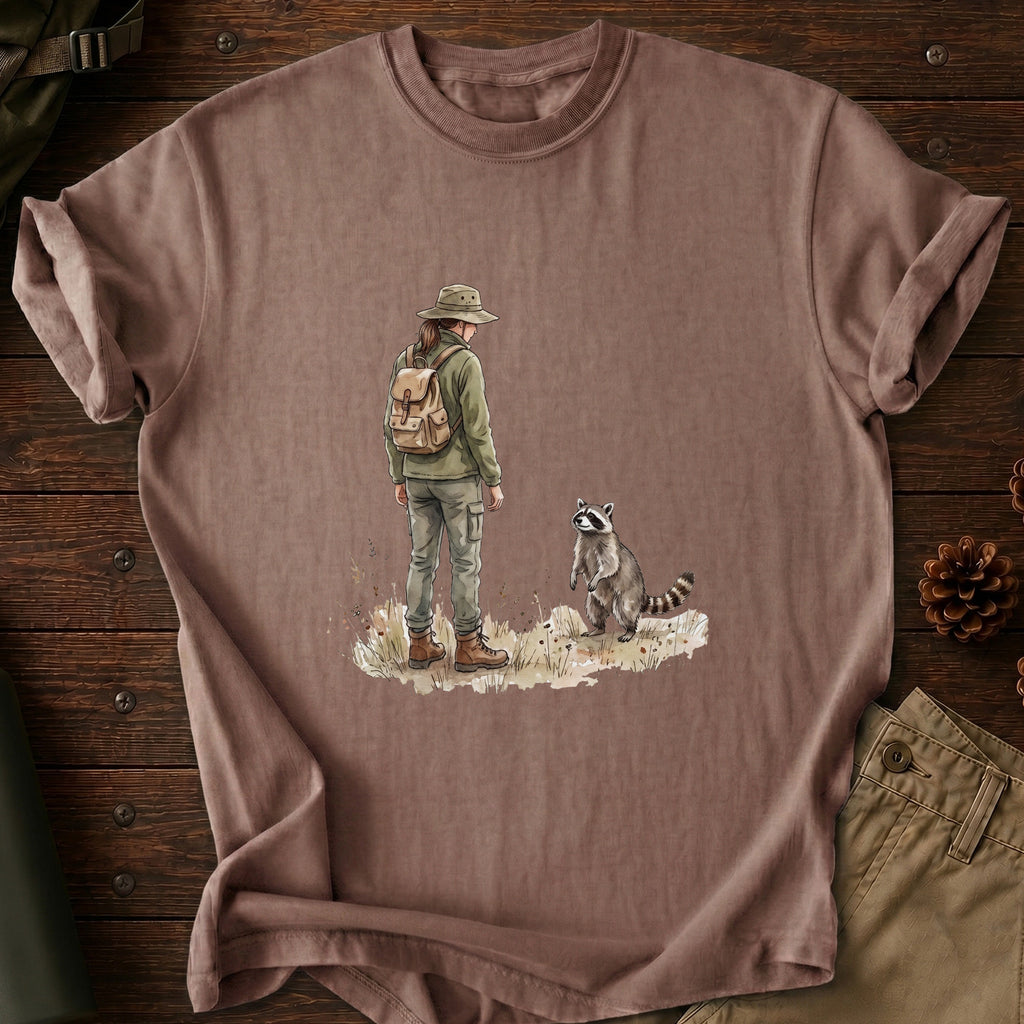 Camper And Racoon T-Shirt