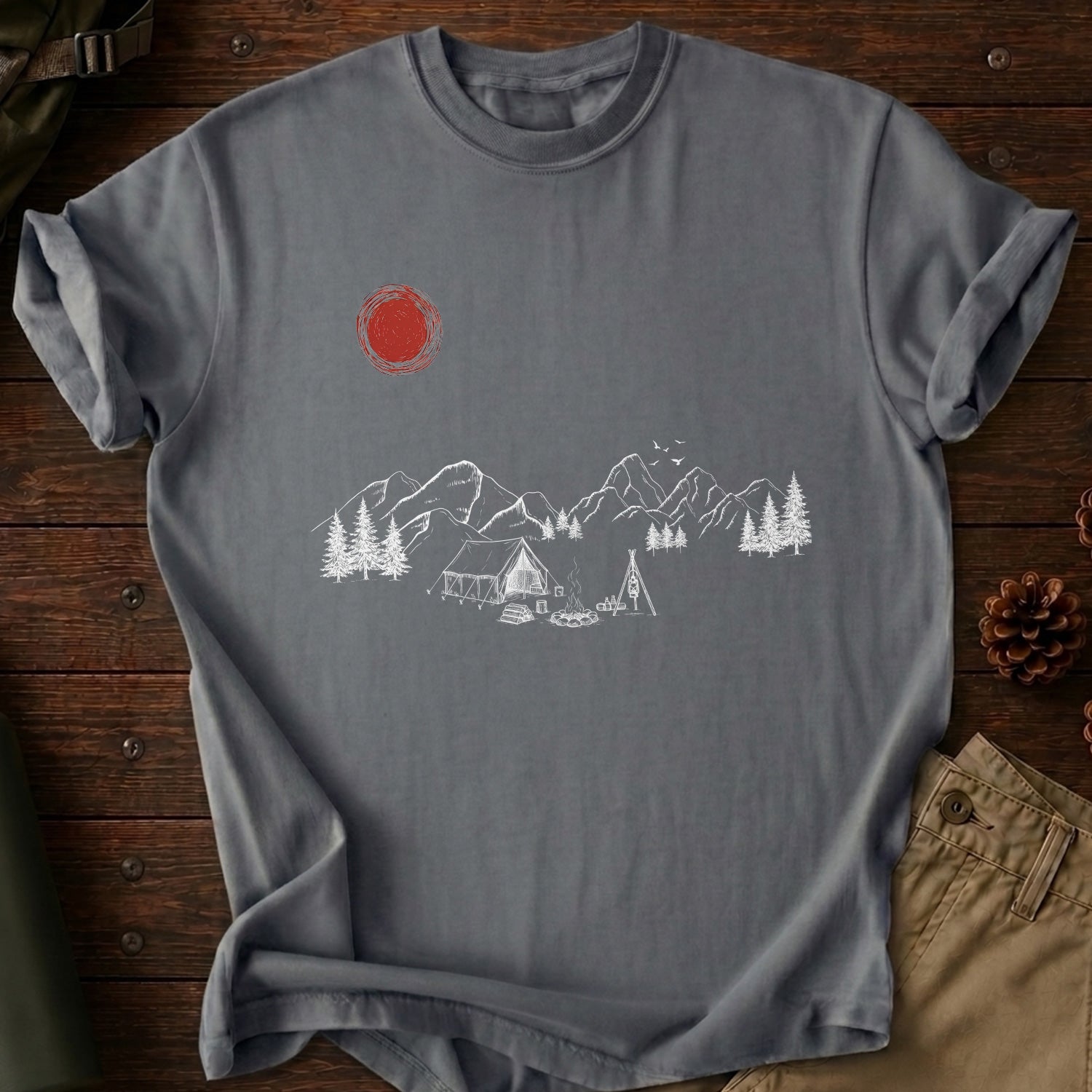 Camping Landscape T-Shirt