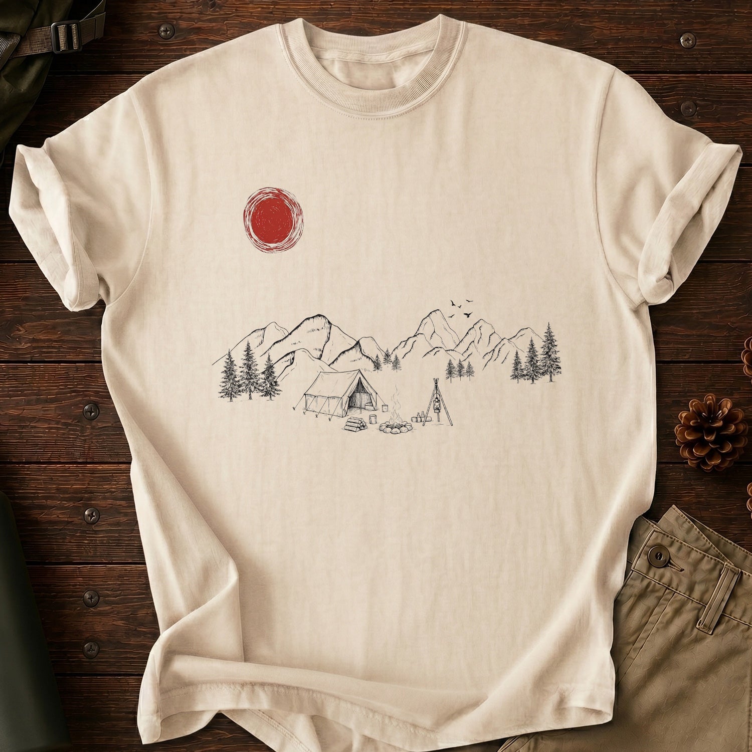 Camping Landscape T-Shirt