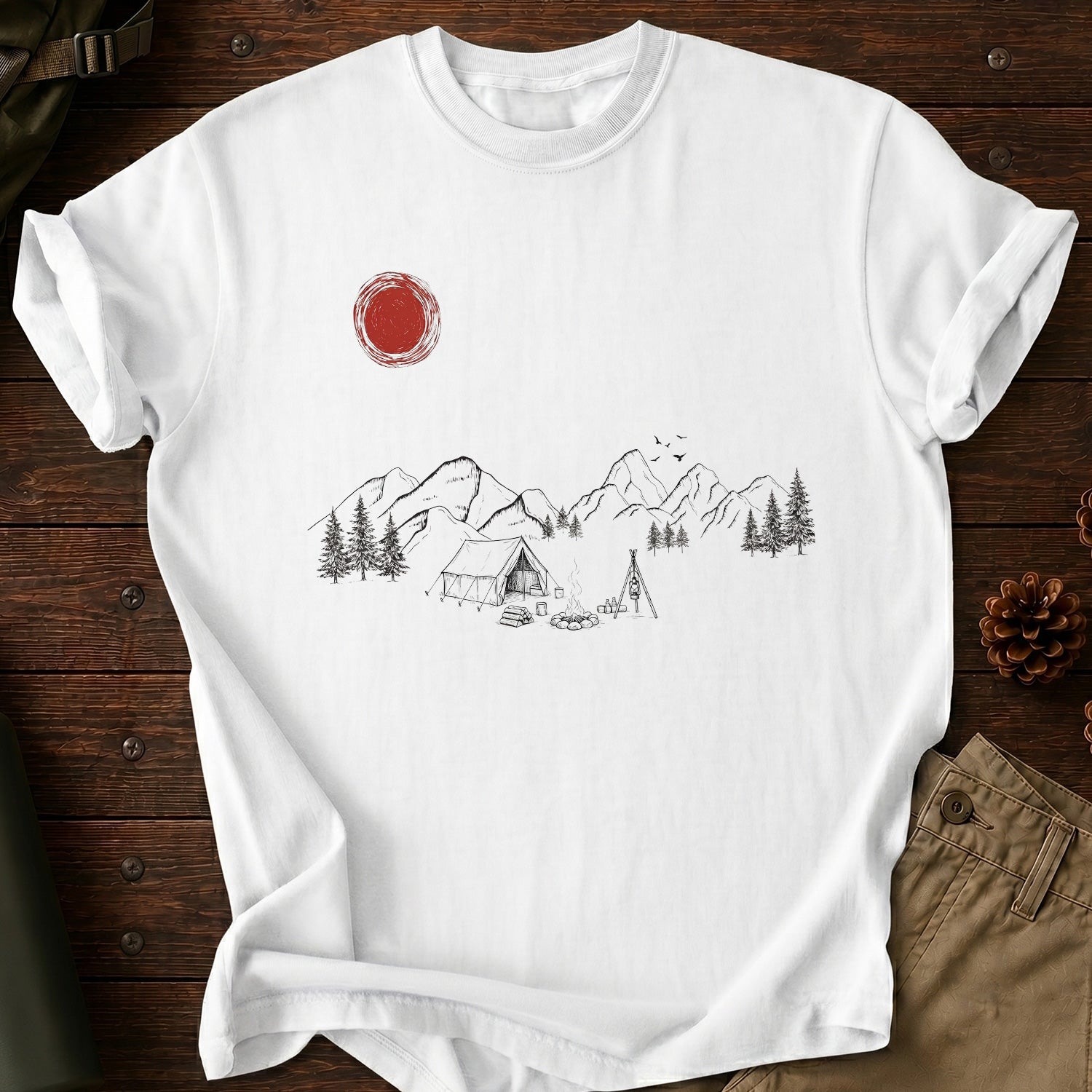 Camping Landscape T-Shirt